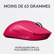 Logitech Souris Gaming Filaire G Pro X Superlight Magenta 910 005957 — Logitech au Maroc | Connecto.ma