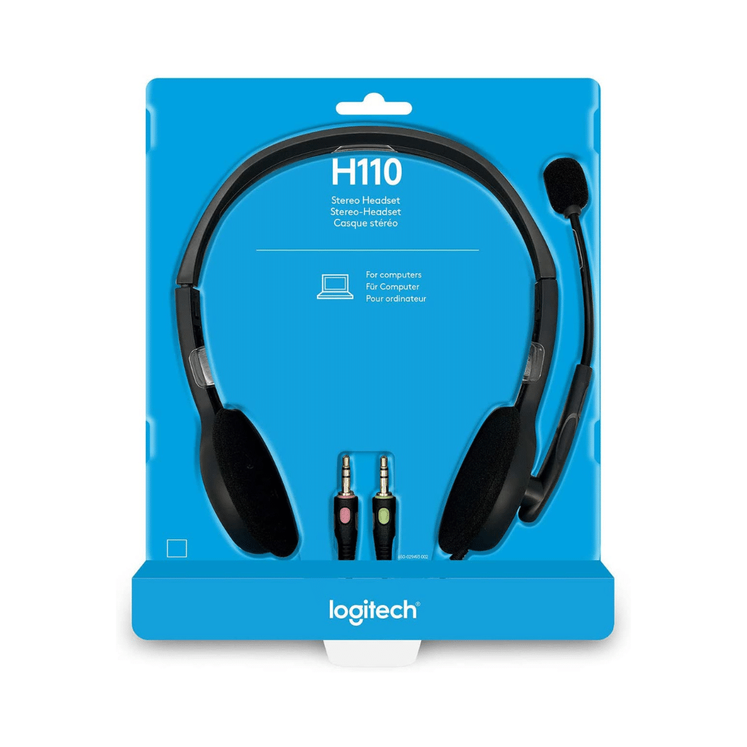 Logitech Casque Stereo H110 981 000271 — Logitech au Maroc | Connecto.ma