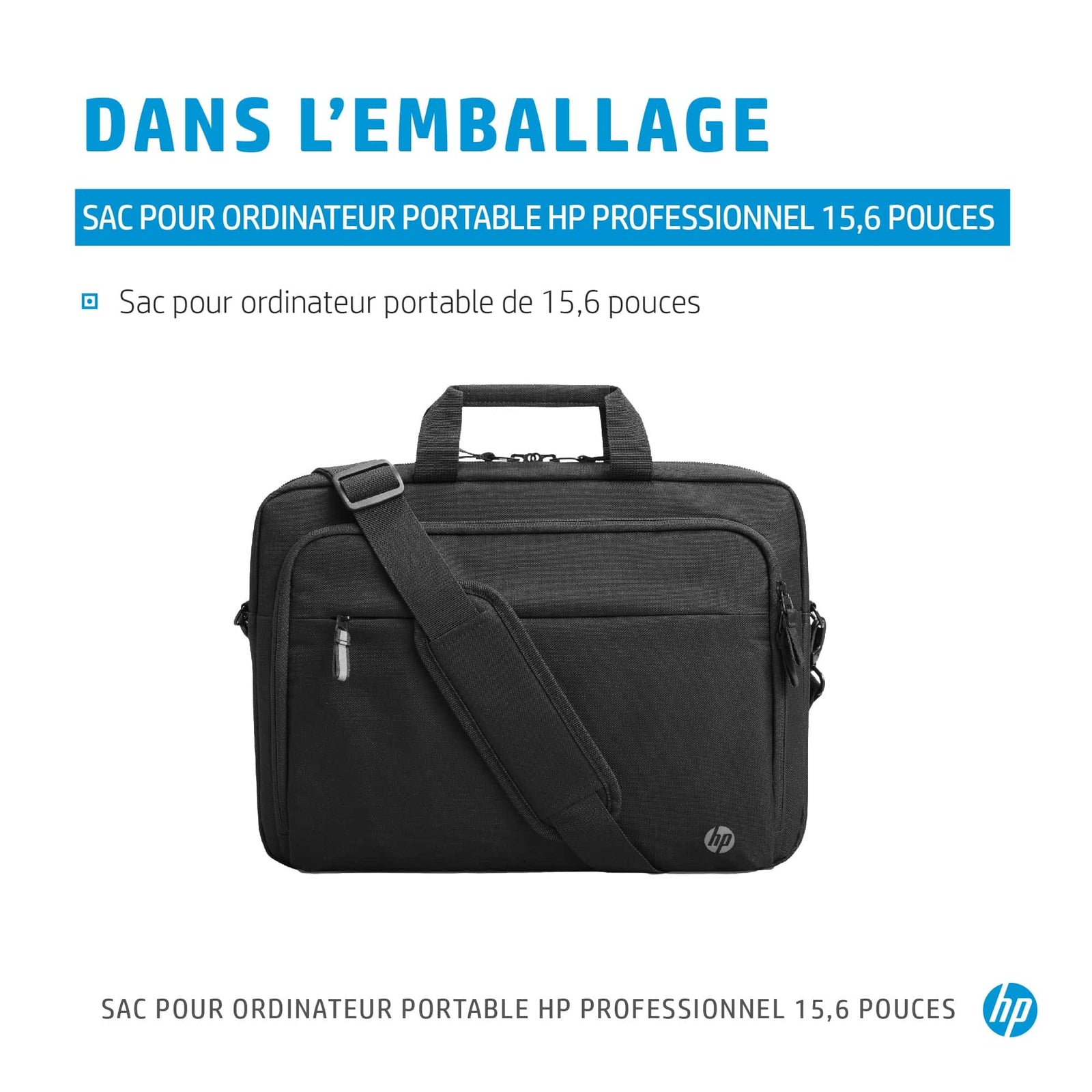 Sacoche Pc Portable Hp 156 Professional Noir 500S7Aa — HP au Maroc | Connecto.ma