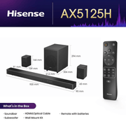 Barre De Son Hisense Ax5125H — Connecto au Maroc | Connecto.ma