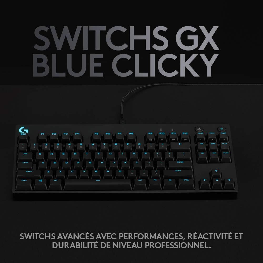 Clavier Gamer Avec Fil Logitech G Pro Tkl 920 009390 — Logitech au Maroc | Connecto.ma