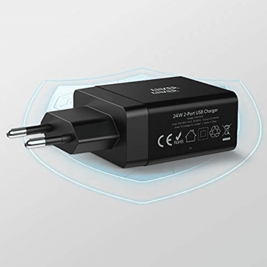 Anker Chargeur Power Iq Avec 2 Sorties Usb A2013L11 — Anker au Maroc | Connecto.ma