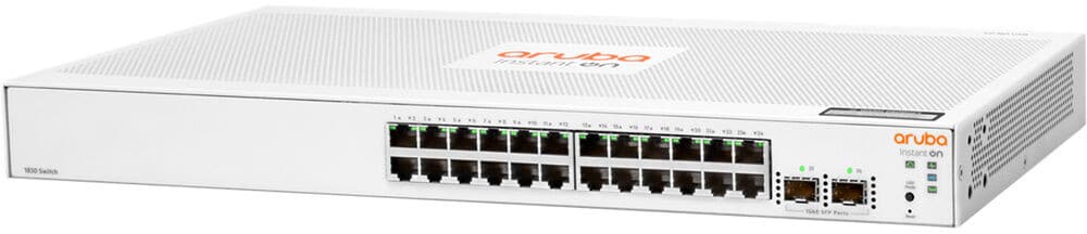 Switch Administrable Aruba Instant On 1830 24G 2Sfp Jl812A — Connecto au Maroc | Connecto.ma