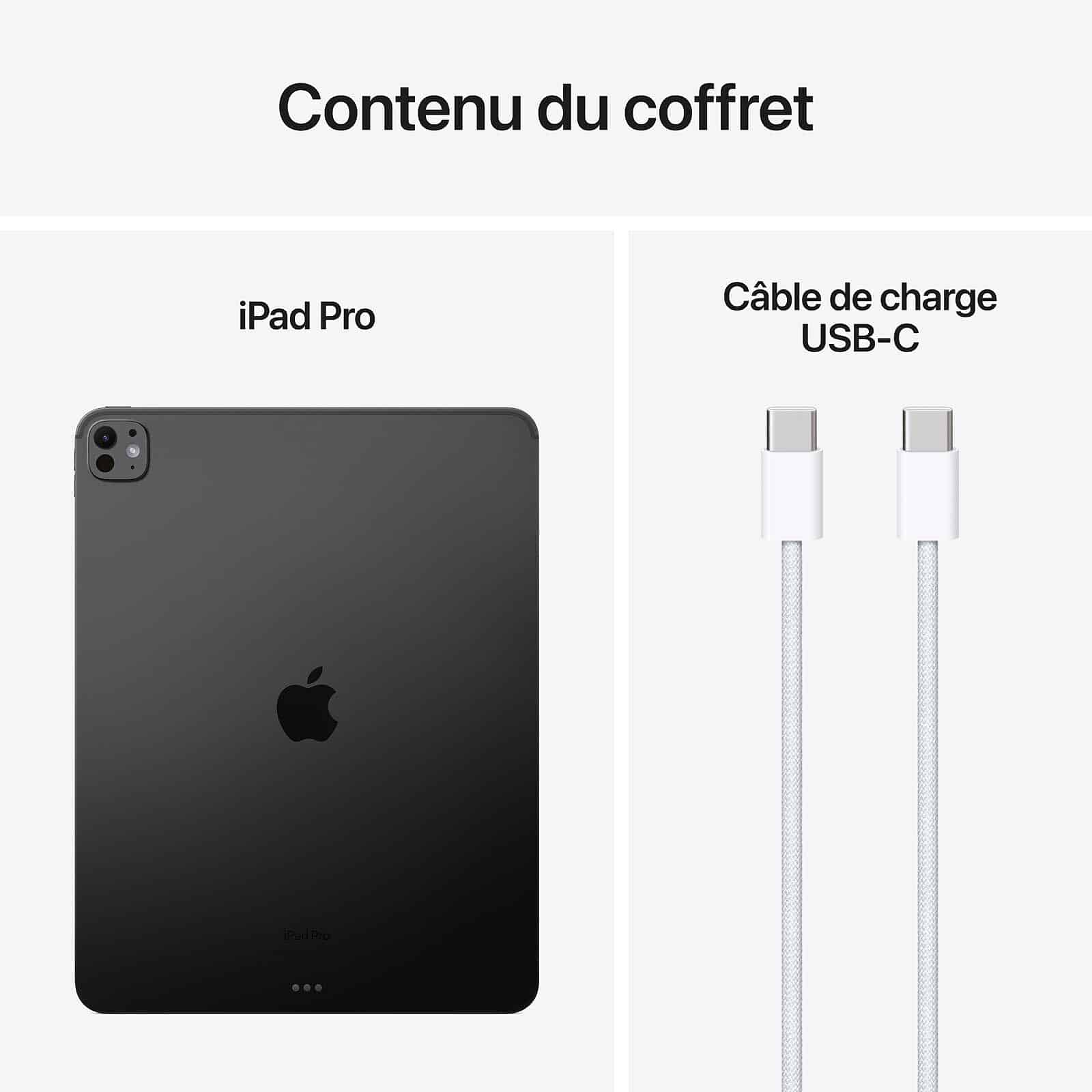 Apple Ipad Pro M4 2024 11 Pouces 256 Go Wi Fi Cellular Noir Sideral Mvw13Qa A — Apple au Maroc | Connecto.ma