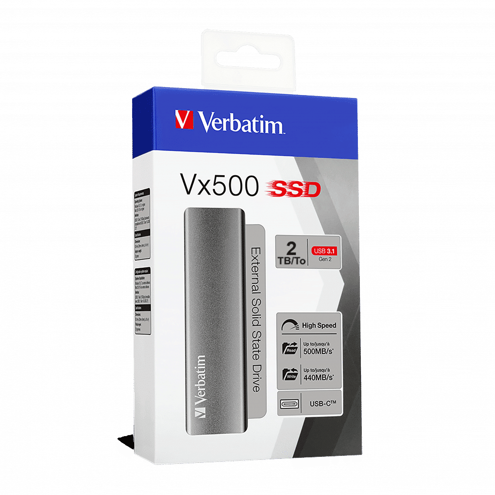Verbatim Vx500 2 Tb Disque Dur Externne Ssd 47454 — Verbatim au Maroc | Connecto.ma