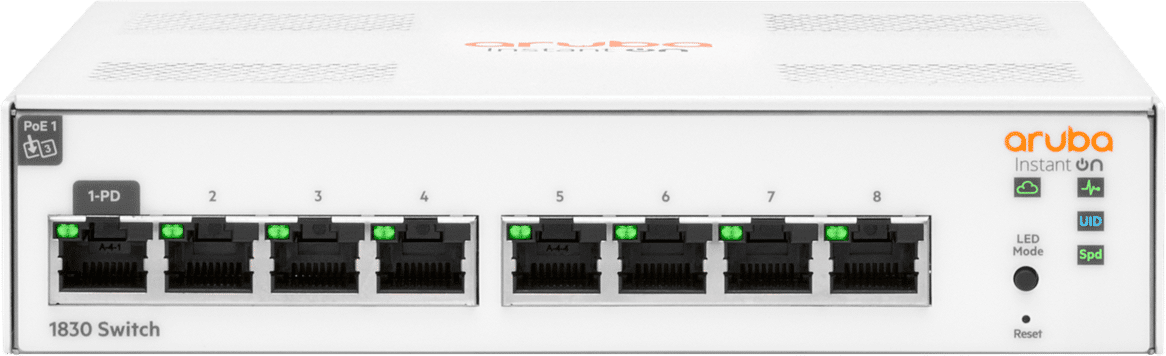 Switch Aruba Instant On 1830 8 Ports Jl810A — Connecto au Maroc | Connecto.ma