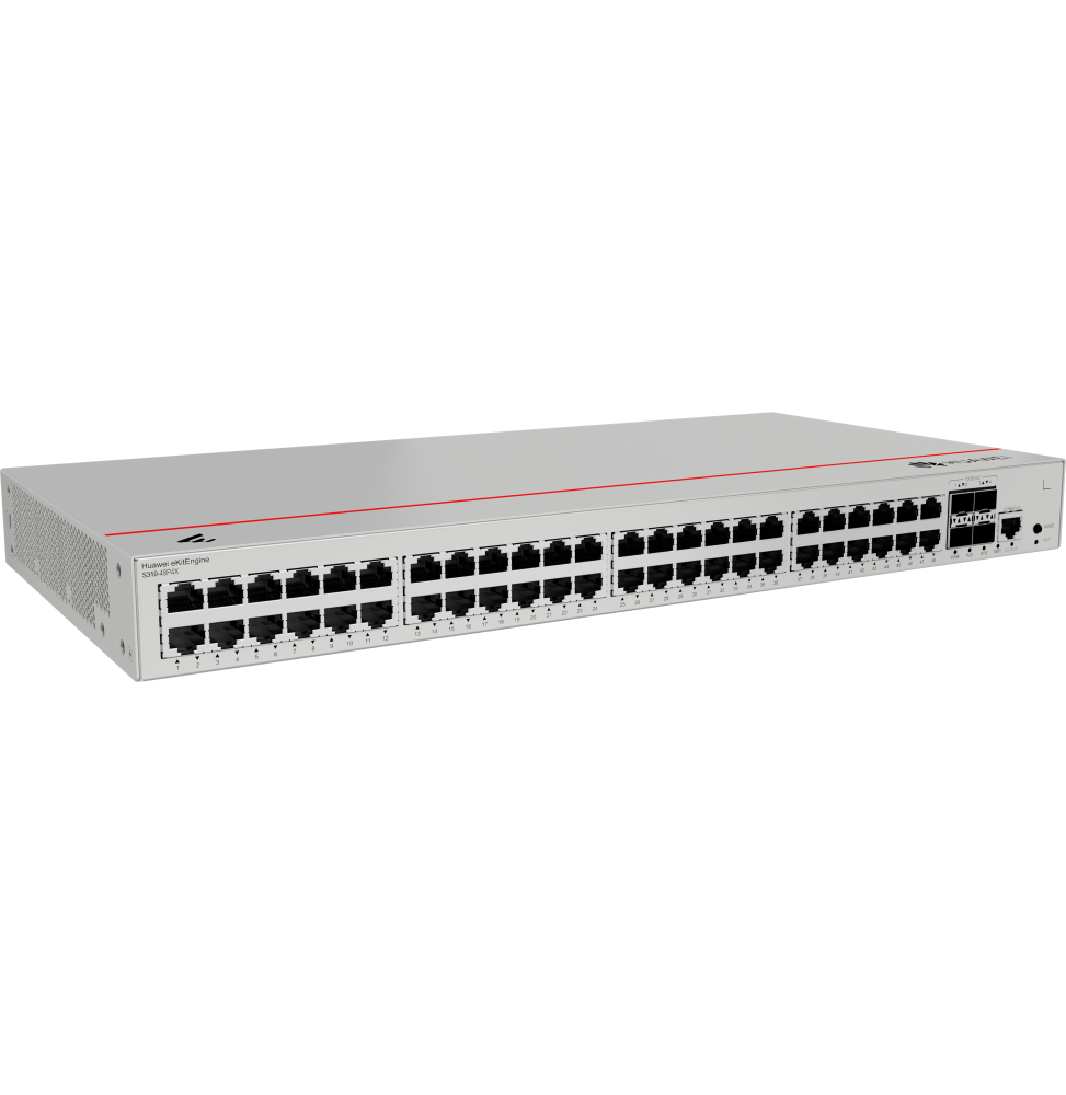 Switch Huawei Ekitengine S310 48P4X 48Ports 98012385 — Huawei au Maroc | Connecto.ma