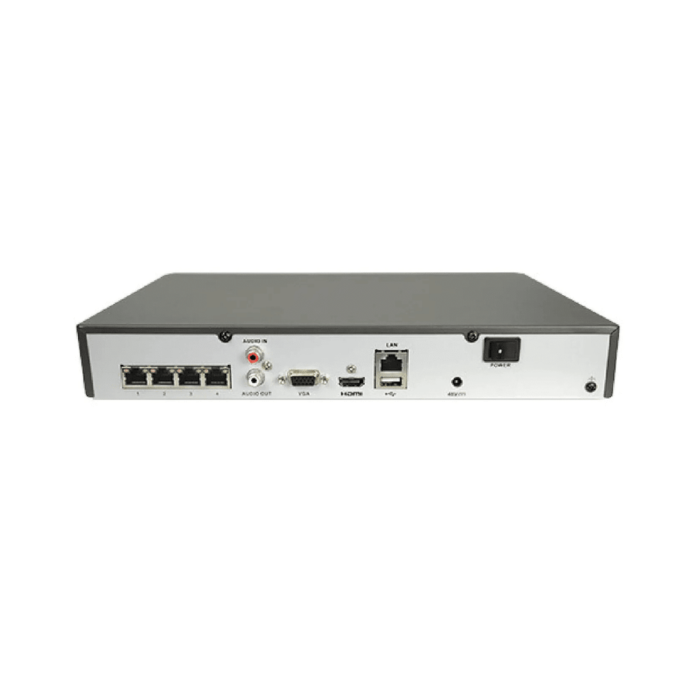 Hikvision Kit Video Surveillance Pro Ip 4X Cameras Poe Domes Motorisee Ir 20M 4Mp Enregistreur Nvr 4 Canaux H265 2000 Go Irfvab5S5Bis — Hikvision au Maroc | Connecto.ma