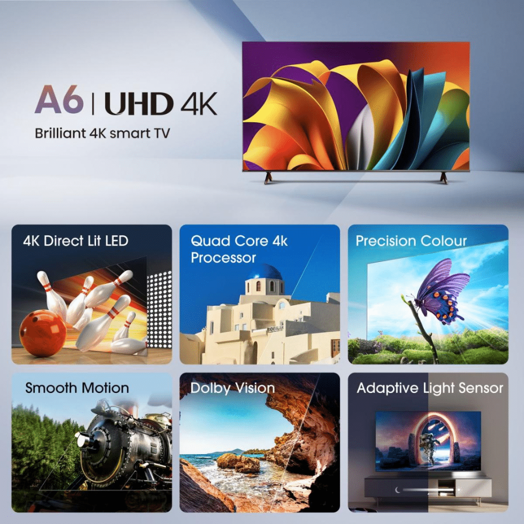 Hisense Televiseur 50 Smart Tv 4K Uhd 60 Hz 50A6N — Connecto au Maroc | Connecto.ma