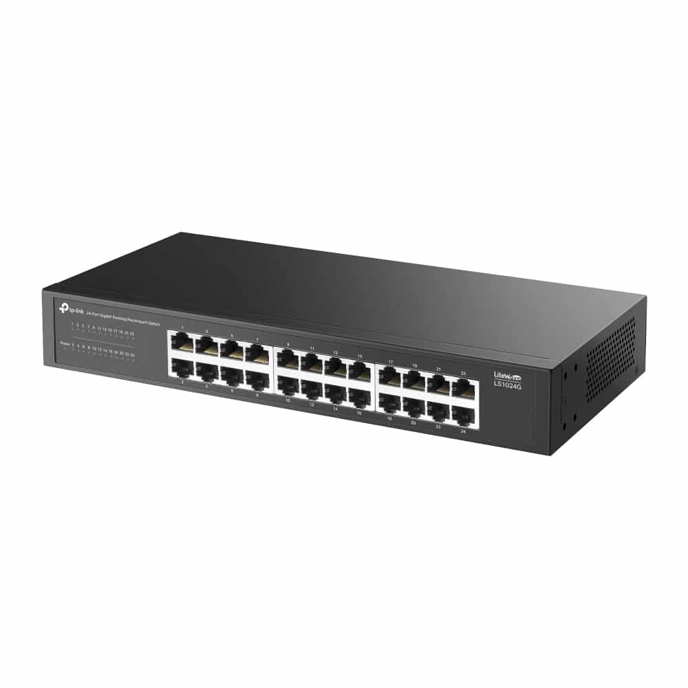 Tp Link 24 Port Gigabit Desktop Rackmount Switch Ls1024G — Connecto au Maroc | Connecto.ma