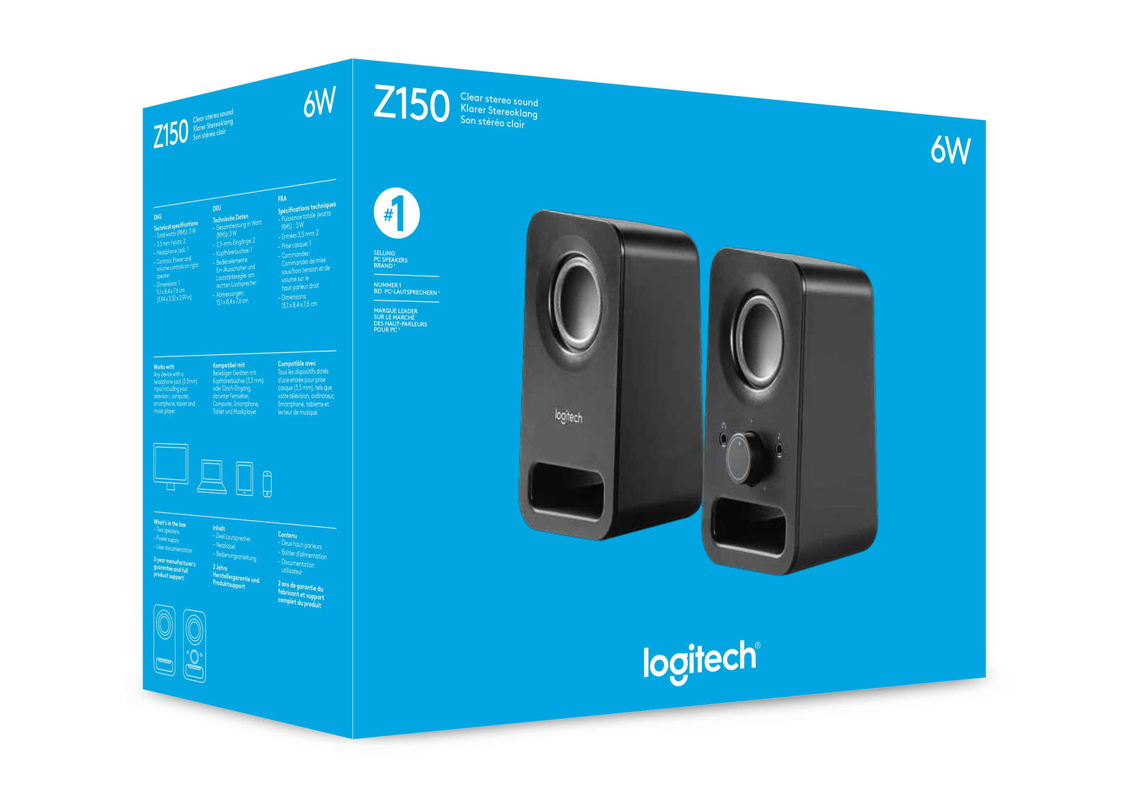 Logitech Multimedia Speakers Z150980 000814 — Logitech au Maroc | Connecto.ma
