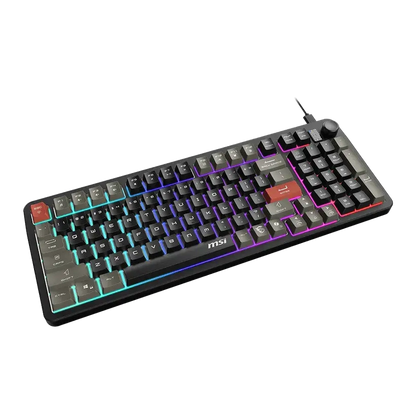 Clavier Gaming Rétroéclairé MSI FORGE GK110 – AZERTY MSIMaroc | Connecto.ma