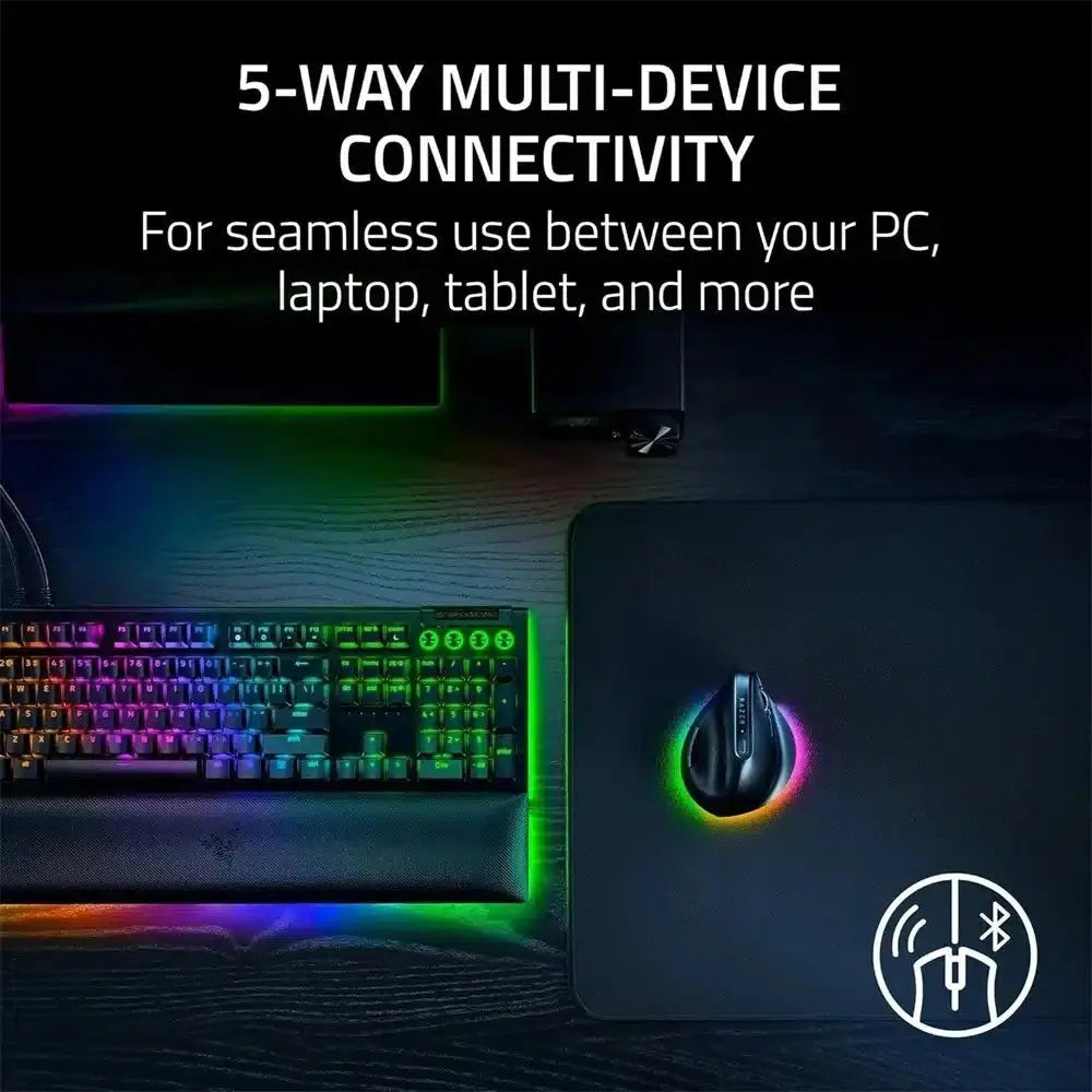 Razer Pro Click V2 Vertical – Souris Sans Fil Ergonomique — vue 4 — Connecto.ma