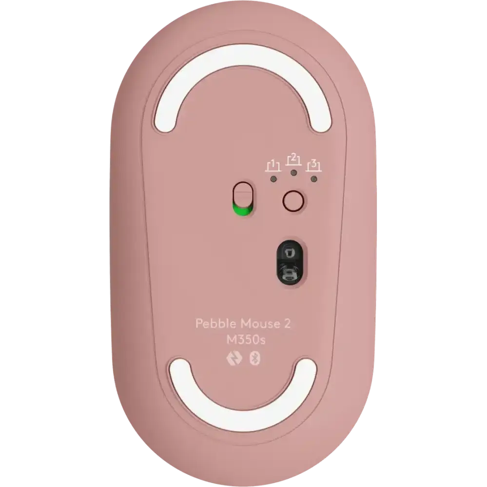 Logitech Pebble 2 M350s Souris Sans Fil Bluetooth – Rose — vue 4 — Connecto.ma
