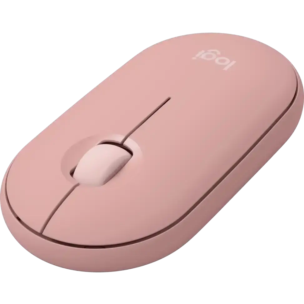 Logitech Pebble 2 M350s Souris Sans Fil Bluetooth – Rose — vue 3 — Connecto.ma