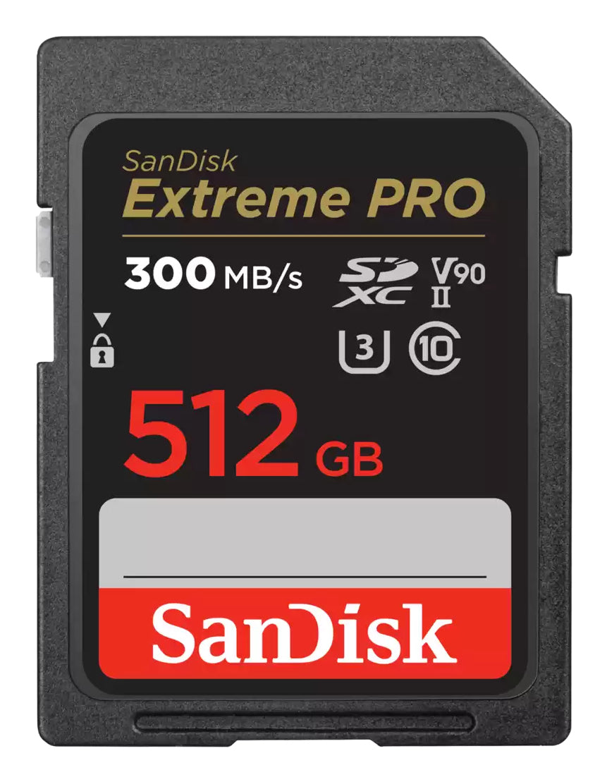 Carte mémoire SanDisk Extreme PRO 512 Go SDXC UHS-II - Connecto.ma Maroc