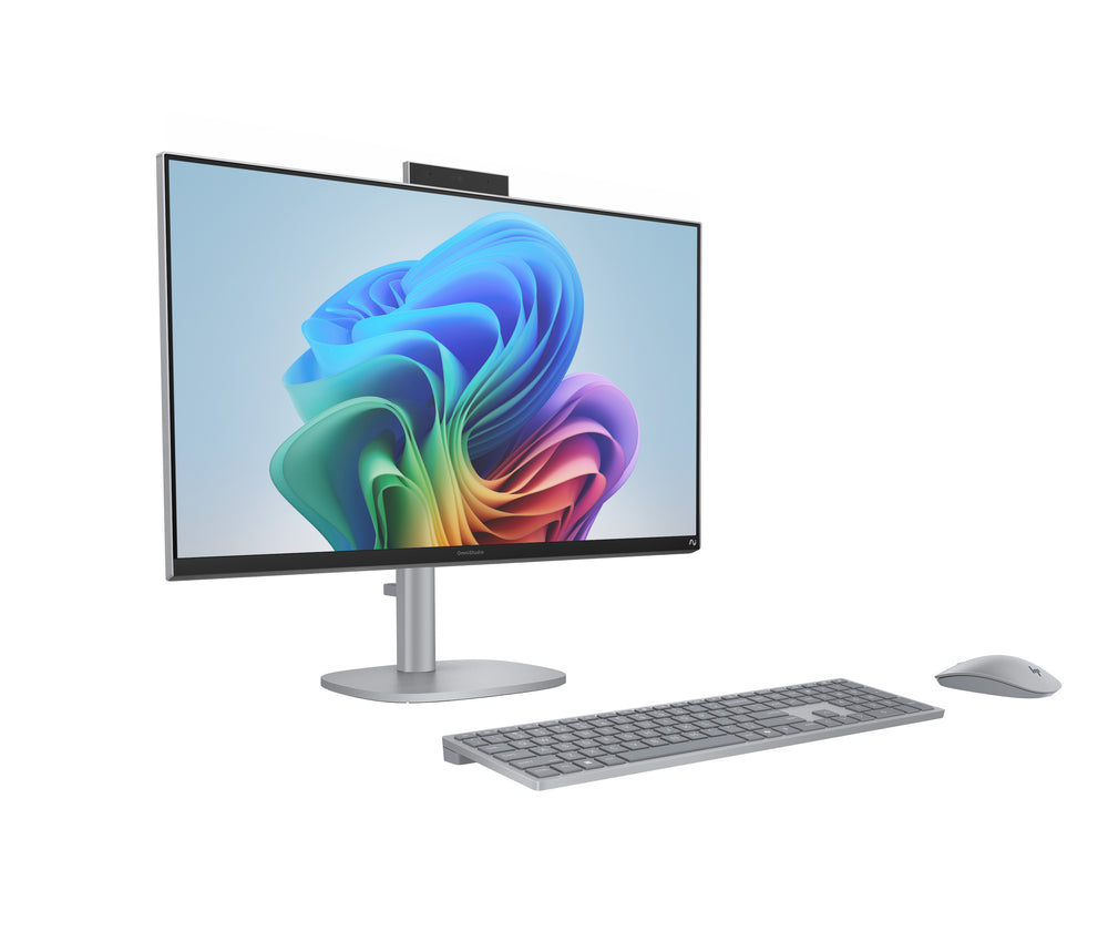 HP OmniStudio X27 - vue de profil pied réglable - Connecto.ma
