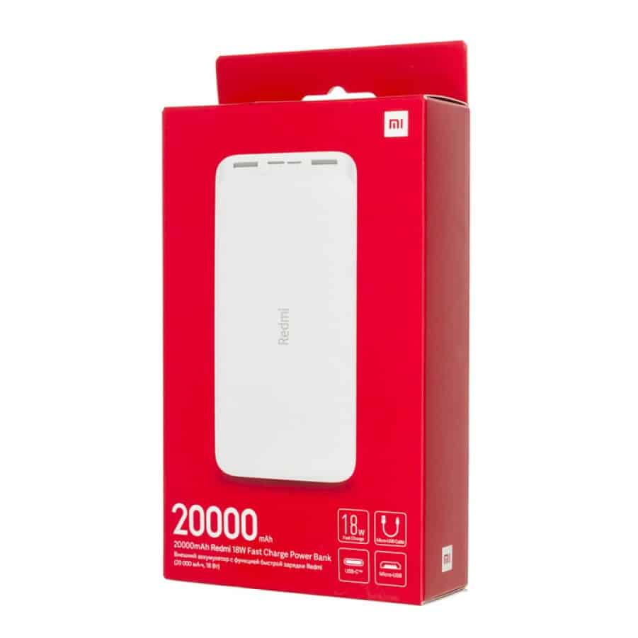 Redmi Power Bank 20000 mAh Charge Rapide 18W (Blanc)