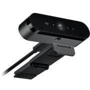 Webcam Logitech Brio 4K Ultra HD — vue 3 — Connecto.ma