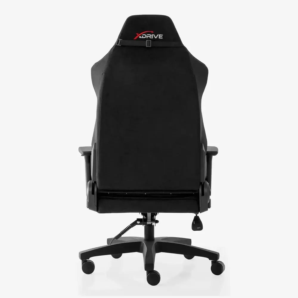 Chaise de gamer XDRIVE Anka Fabric Professionnelle Noir / Rouge–Chaise Gamer — vue 4 — Connecto.ma