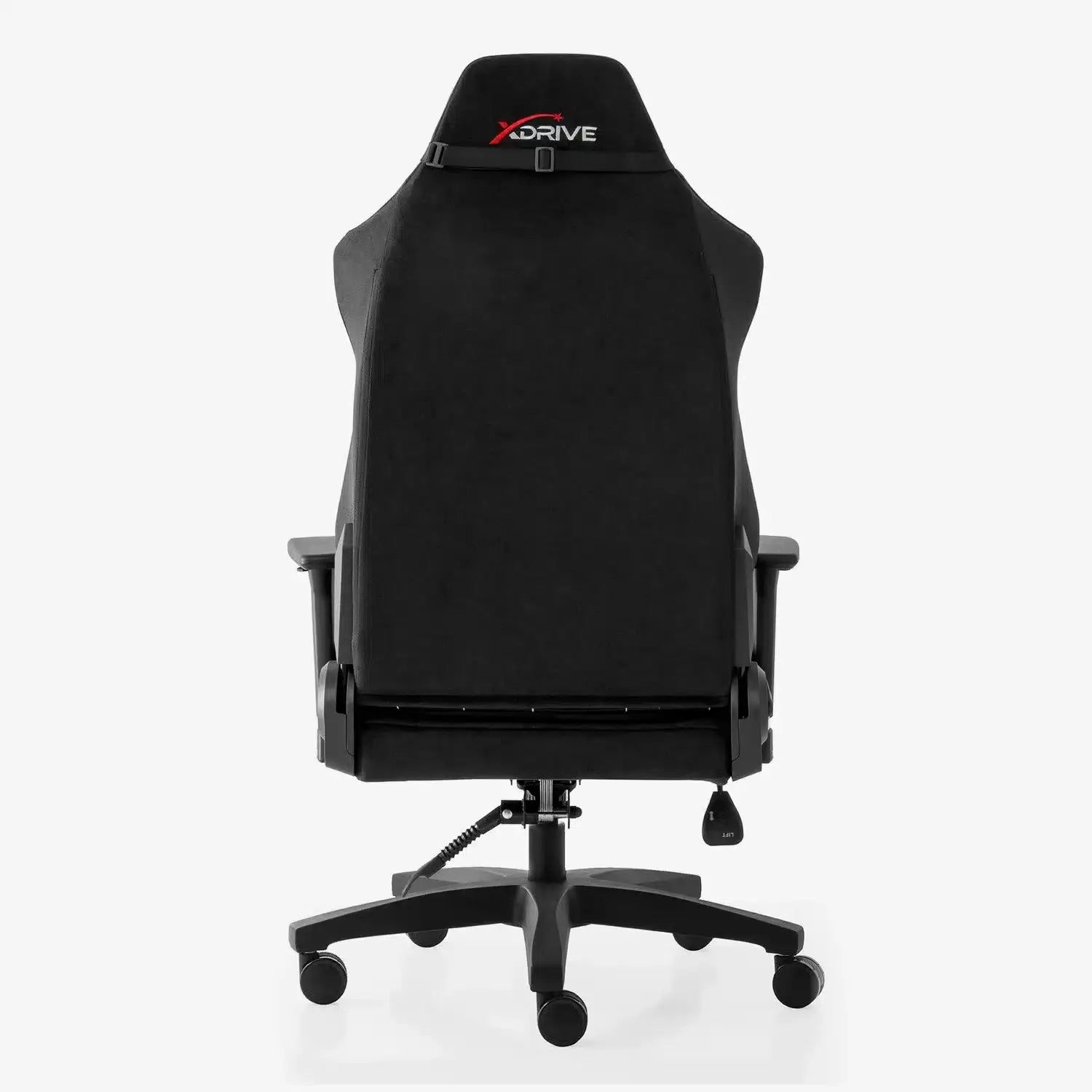 Chaise Gamer XDRIVE ANKA EN SIMILI-CUIR–Noir Rouge — vue 5 — Connecto.ma