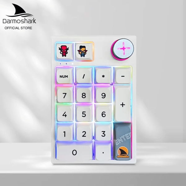 Clavier mécanique numérique filaire et sans fil Bluetooth Darmoshark K3 PRO, 19 touches – Image 5