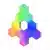 Lampe Murale Hexagonale Intelligente RGB  10PCS – Éclairage LED Connecté avec Contrôle via App, Télécommande et Synchronisation Musicale, Design Modulable DIY