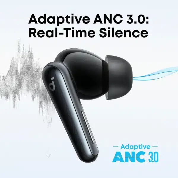 Écouteurs  Sans Fil ANC 3.0 Anker Liberty 5 – Audio Dolby & Appels Clairs (Noir) – Image 5