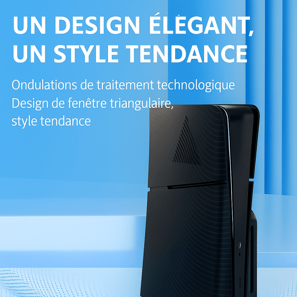 Capot de Protection Playstation Noir pour PS5 – Design Futuriste & Refroidissement Optimisé – Image 5