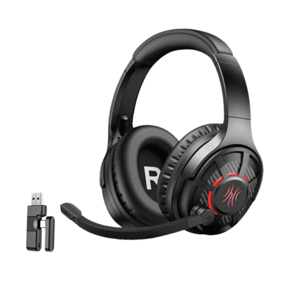 Casque Gaming Sans Fil 4-en-1 OneOdio – 60 h d’Autonomie &Latence 30 ms