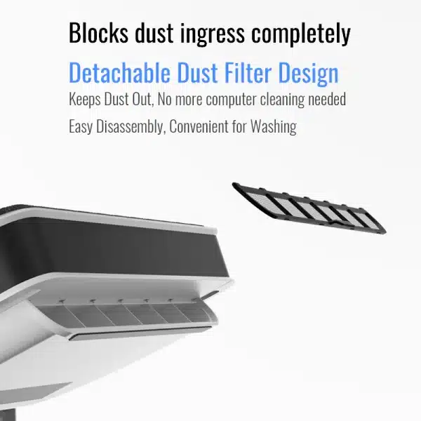 Flydigi BS2 Pro – Refroidisseur RGB pour PC Portable 15,6" à 21" | Turbo-Ventilateur 4000RPM, Réduction de Bruit, Contrôle Intelligent de Température – Image 2