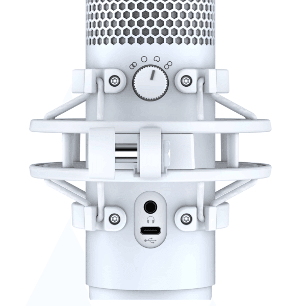 HyperX QuadCast S Blanc – Microphone USB RGB Streaming – Image 2