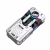 DX-08 Écouteurs  Bluetooth 5.3 Style mécanique Punk Casque stéréo E-Sports Gaming Headset TWS Écouteurs Argenté