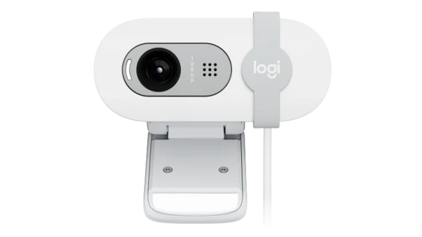 Logitech BRIO 100 – Webcam Full HD 1080p avec Micro Blanc – Image 3