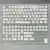 Clavier Keycaps blanc compatible RGB