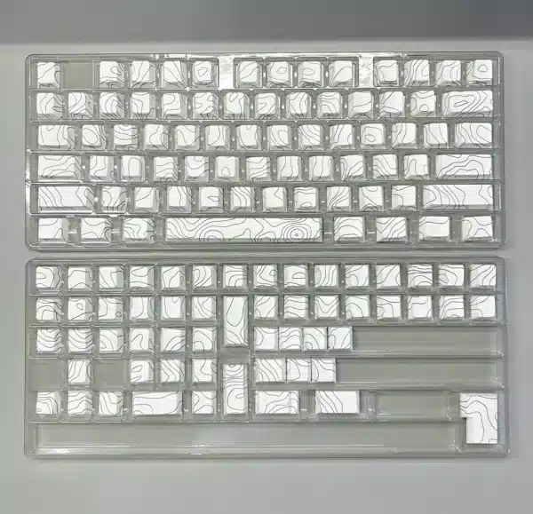 Clavier Keycaps blanc compatible RGB