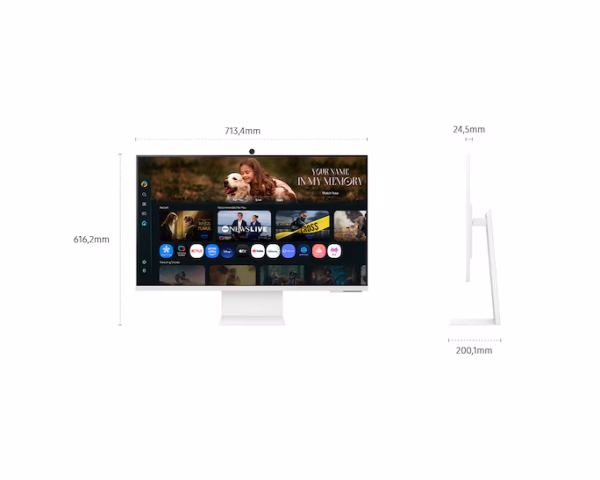 Samsung M8 M80F Moniteur Smart AI 32″ UHD 4K avec camera (LS32FM801UUXEN) – Image 6