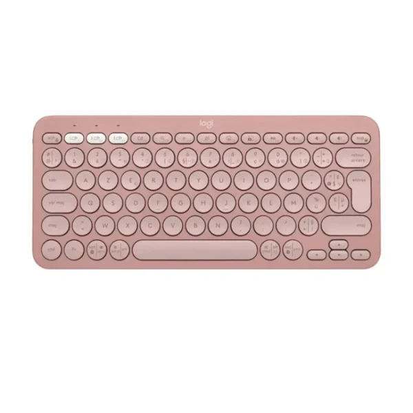 Logitech Pebble Keys 2 K380s Mini Clavier sans fil Bluetooth – Rose