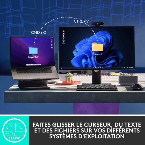 Logitech MX Master 3s Souris Sans fil bluetooth – Blanc – Image 5