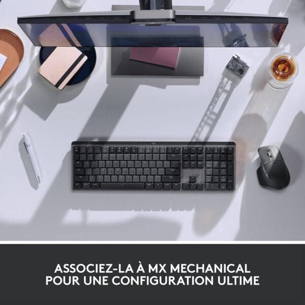 Logitech MX Master 3s Souris Sans fil bluetooth – Blanc – Image 6
